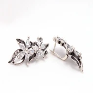 Срiбнi Сережки з куб. окс. цирконію (арт. Новоград 2)