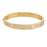 Золотой Браслет с фианитом (арт. 2902208*)