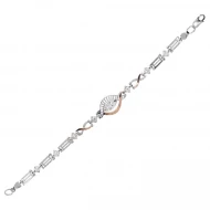 Срiбний Браслет з куб. окс. цирконію (арт. 0035.08)