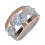 Серебряное Кольцо с куб.окс.циркония (арт. 0208.10)