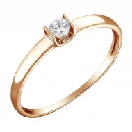 Золотое кольцо с бриллиантом (арт. 1103293201)