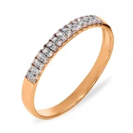 Золота каблучка з діамантами (арт. 1190519201)