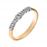 Золота каблучка з діамантами (арт. 701-038)