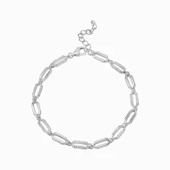 Срiбний Браслет з куб. окс. цирконію (арт. 14 2 5654)