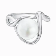 Срiбна Каблучка з перлами (арт. 6-NR4968-ЖБ)