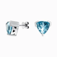 Срiбнi Сережки з топазом (арт. 3-СЕ95-001-ГТ)