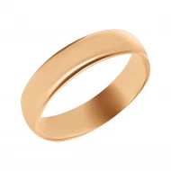 Золотое обручальное кольцо классическое (арт. 5кр)