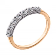 Золотое кольцо с бриллиантом (арт. К158)