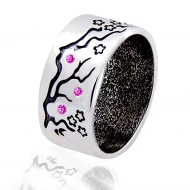 Серебряное Кольцо с фианитом (арт. 3871)