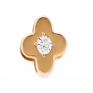 Золотая Подвеска с куб.окс.циркония (арт. ПВ1245)