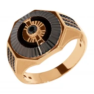 Золотое кольцо с фианитом (арт. 442823)