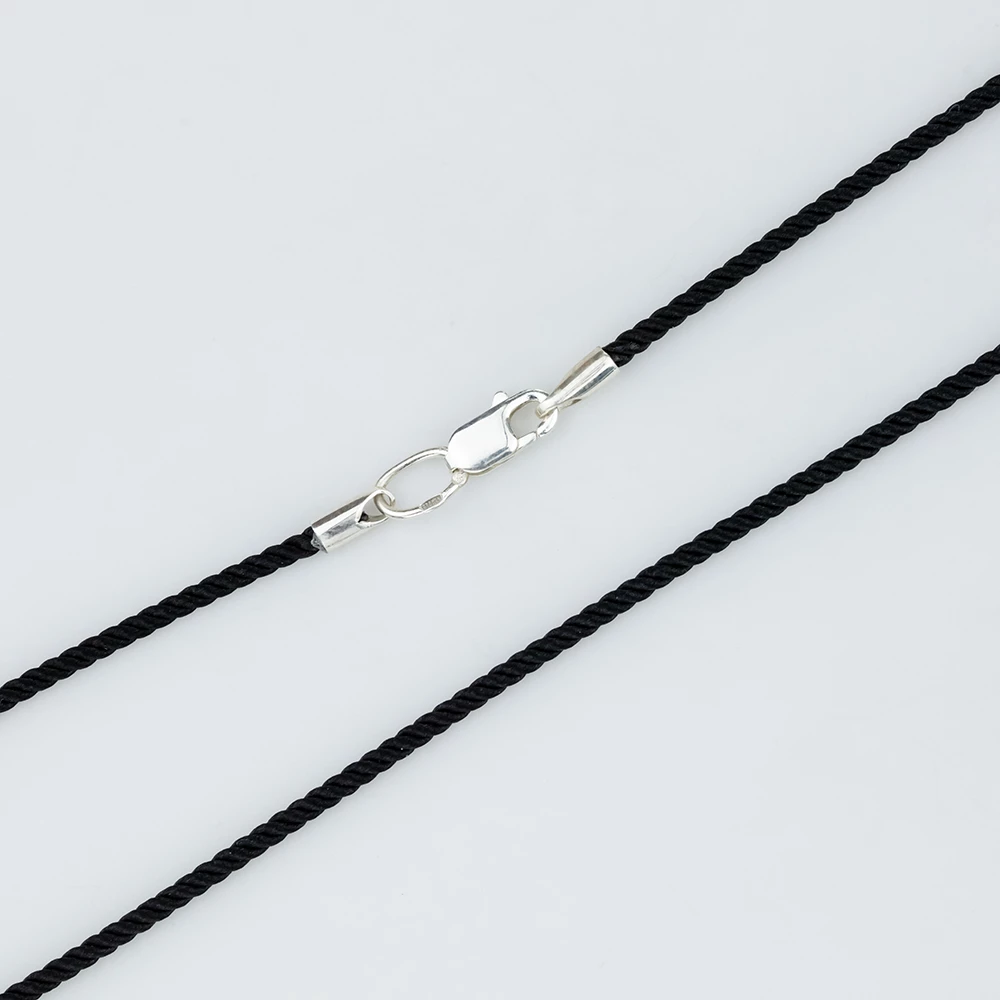 Срiбний шнурок на шию (арт. 396ш)