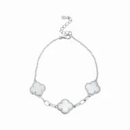 Серебряный Браслет с перламутром (арт. 300105б)