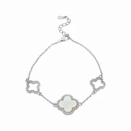 Серебряный Браслет с перламутром (арт. 300118б)