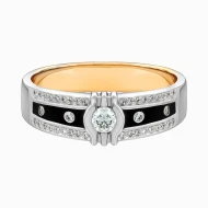 Золотое кольцо с бриллиантами (арт. 701-457)