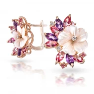 Золотые серьги с бриллиантами (арт. 11-Е33048С-2)