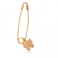 Золота шпилька з куб. окс. цирконію (арт. 6513461)