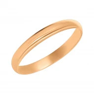 Золотое обручальное кольцо классическое (арт. 2)