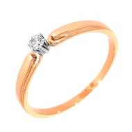 Золотое кольцо с бриллиантами (арт. 701-155)