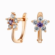 Золотi Сережки з фіанітом (арт. 3026.19)
