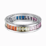 Срiбна Каблучка з фіанітом (арт. KR40190)