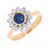 Золотое кольцо с бриллиантами (арт. 701-090с*)