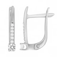 Золотые серьги с бриллиантами (арт. 2190619202)