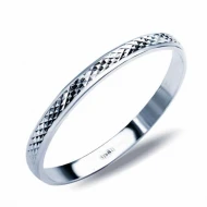 Серебряное обручальное кольцо (арт. 10700/8)
