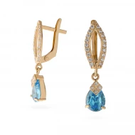 Золотi Сережки з куб. окс. цирконію (арт. 21075120)