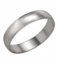 Серебряное обручальное кольцо классическое (арт. 340004С)