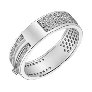 Серебряное кольцо с фианитом (арт. КК2Ф/2051)