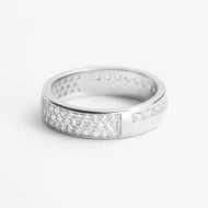 Серебряное кольцо с фианитом (арт. КК2Ф/2054)