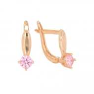 Золотi Сережки з куб. окс. цирконію (арт. 105657р)