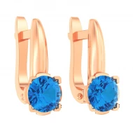 Золотi Сережки з куб. окс. цирконію (арт. 110504с)