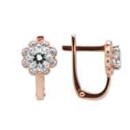 Золотi Сережки з куб. окс. цирконію (арт. 110511)