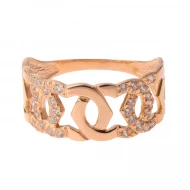 Золота Каблучка з куб. окс. цирконію (арт. 11142901)