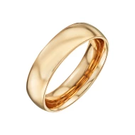 Золотое обручальное кольцо классическое комфорт (арт. КО050со)