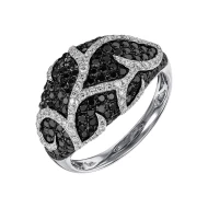 Золота каблучка з діамантами (арт. KC00118R-5W-957-5.155-2050)