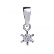 Золота підвіска з діамантами (арт. 2-3200005)