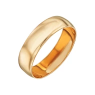 Золотое обручальное кольцо классическое (арт. КОБ050)