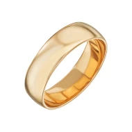 Золотое обручальное кольцо классическое (арт. КО050)