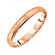Золотое обручальное кольцо классическое (арт. ОКЗБ03)
