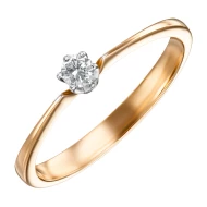 Золотое кольцо с бриллиантами (арт. 701-188а)