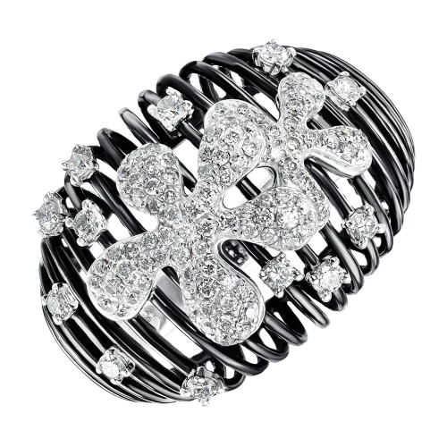 Золотое кольцо с бриллиантами (арт. Q859DWA4WZ-10-155-3171)