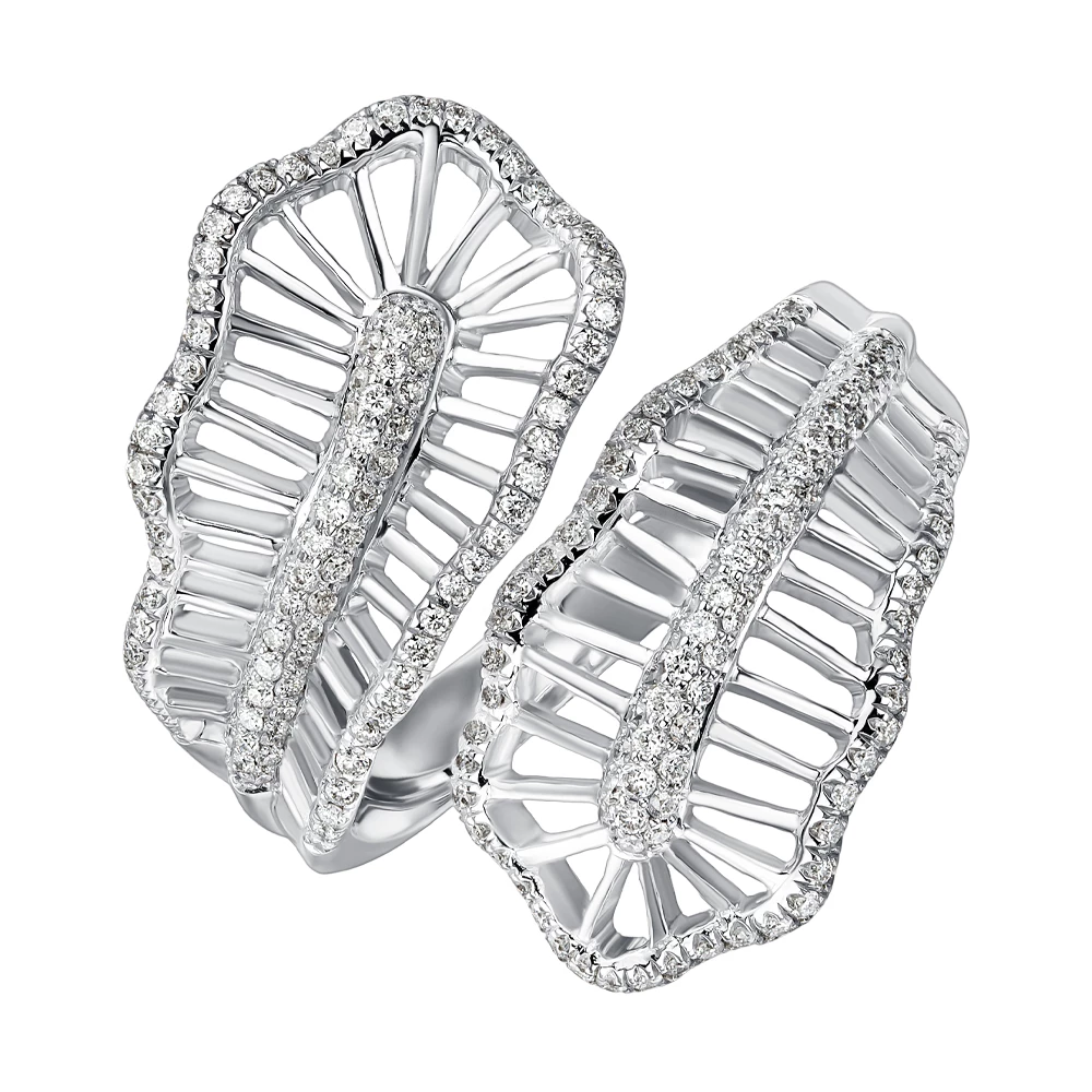 Каблучка з білого золота 585° з діамантом 0,65ct, арт. 910016326-BD-2155-3138 (арт. 910016326-BD-2155-3138)