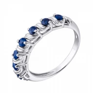 Серебряное кольцо с сапфиром (арт. RS-6108-Ag K)