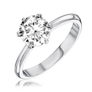 Серебряное Кольцо с фианитом (арт. 81769б)