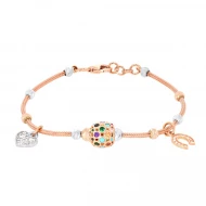 Золотий Браслет з куб. окс. цирконію (арт. 323668П2)