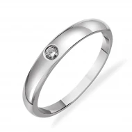 Золотое обручальное кольцо с бриллиантом (арт. КД7427/1)