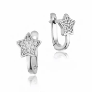 Серебряные Серьги с куб.окс.циркония (арт. 21173р)